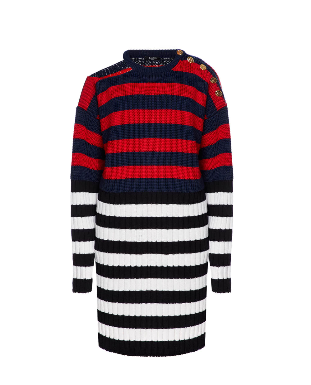 Вовняна сукня Balmain WF0RF020K339, різнокольоровий колір • Купити в інтернет-магазині Kameron