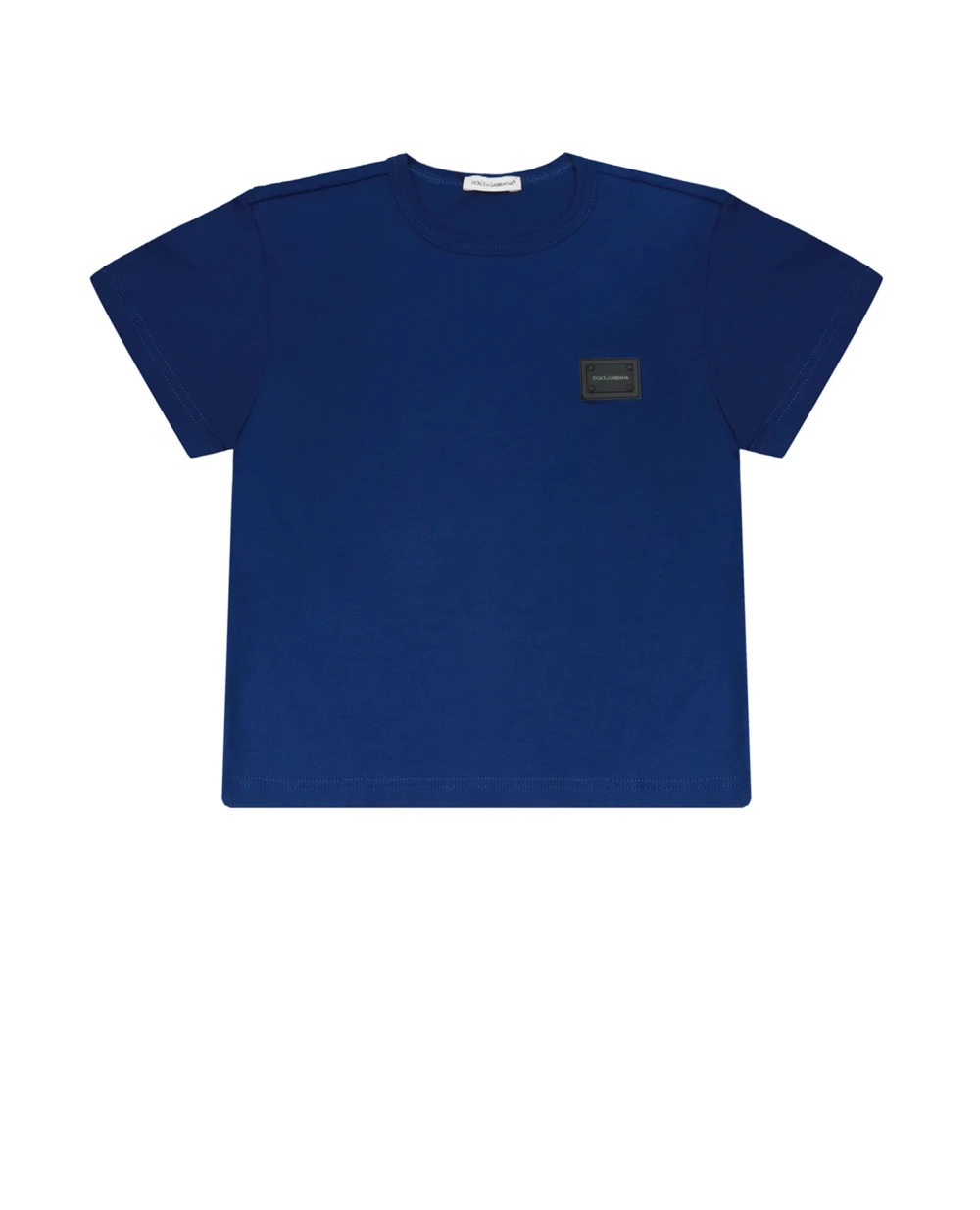 Футболка Dolce&Gabbana Kids L4JT7T-G7OLK-S-, синий цвет • Купить в интернет-магазине Kameron
