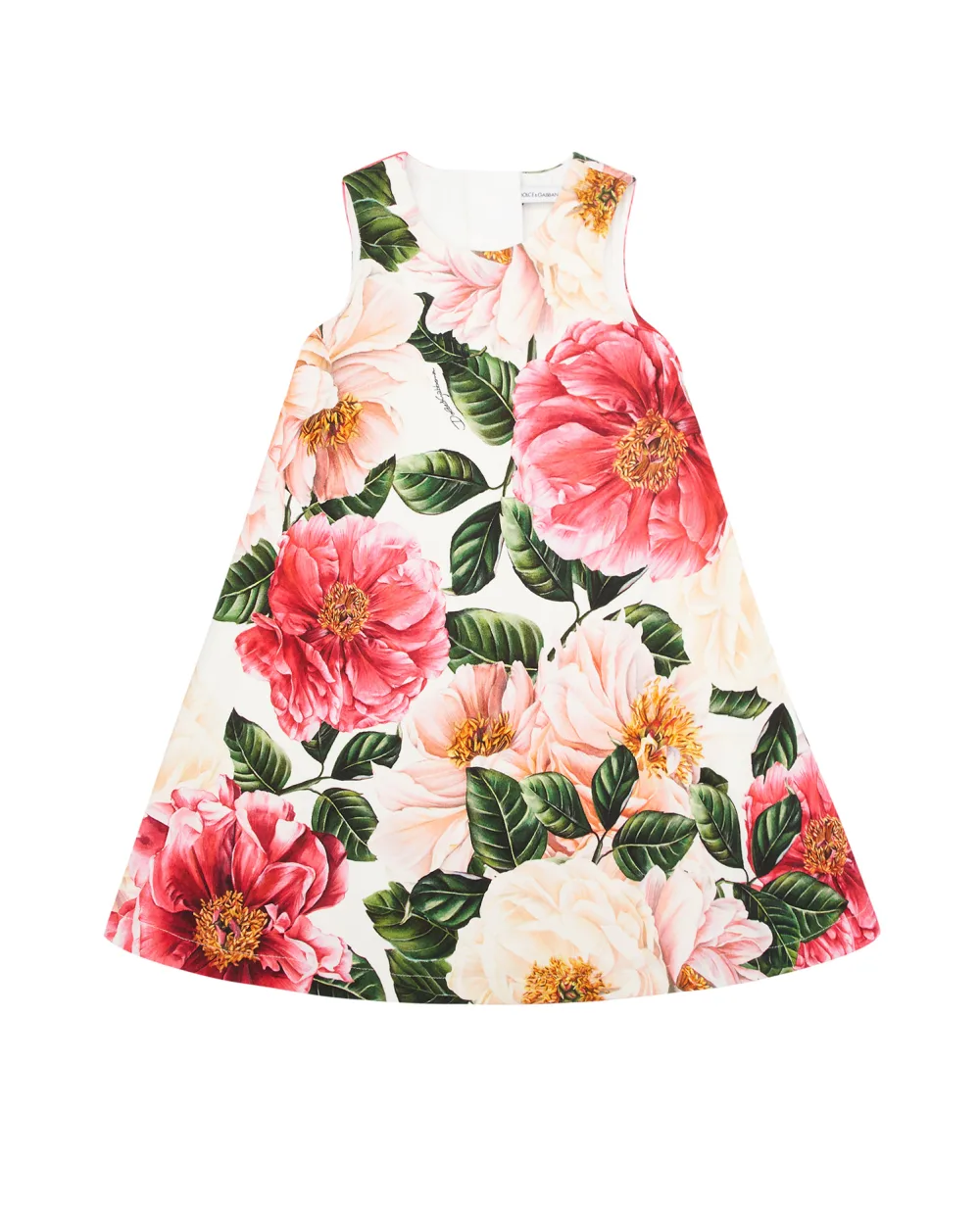 Платье Dolce&Gabbana Kids L2JDZ0-FSGUD, разноцветный цвет • Купить в интернет-магазине Kameron