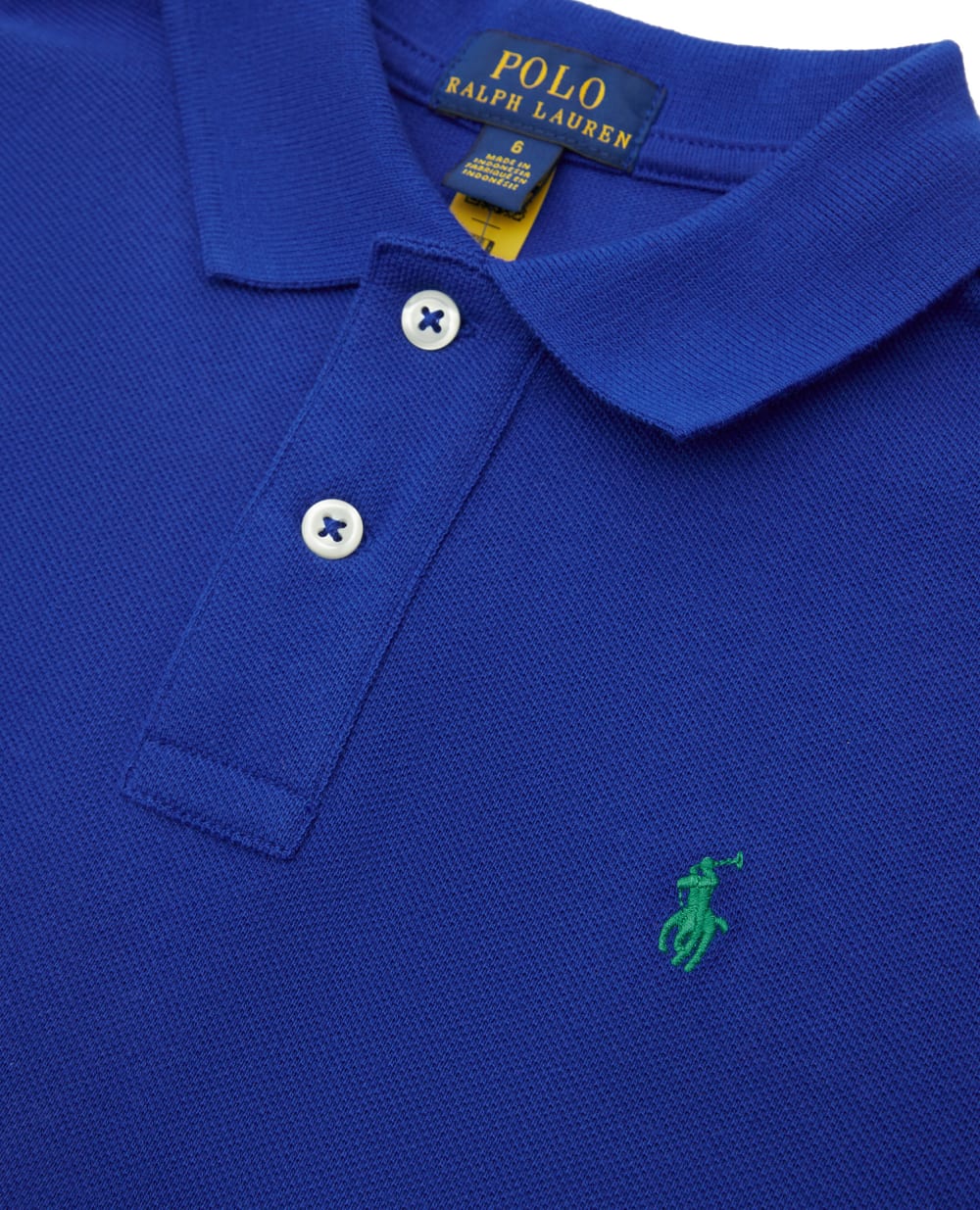 Детское поло Polo Ralph Lauren Kids 322703632147, синий цвет • Купить в интернет-магазине Kameron