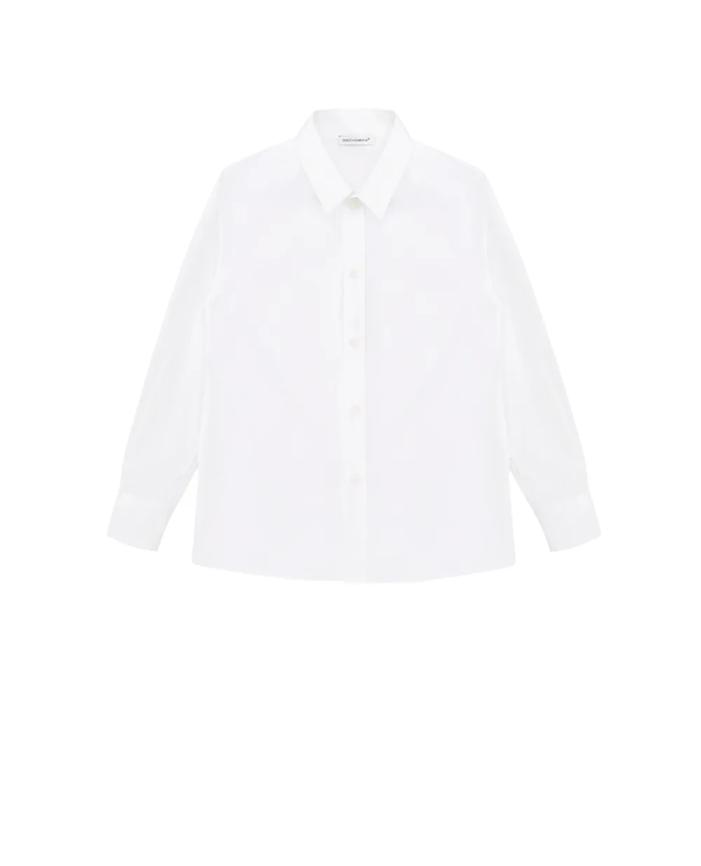 Детская рубашка Dolce&Gabbana Kids L42S55-FUEAJ-S, белый цвет • Купить в интернет-магазине Kameron