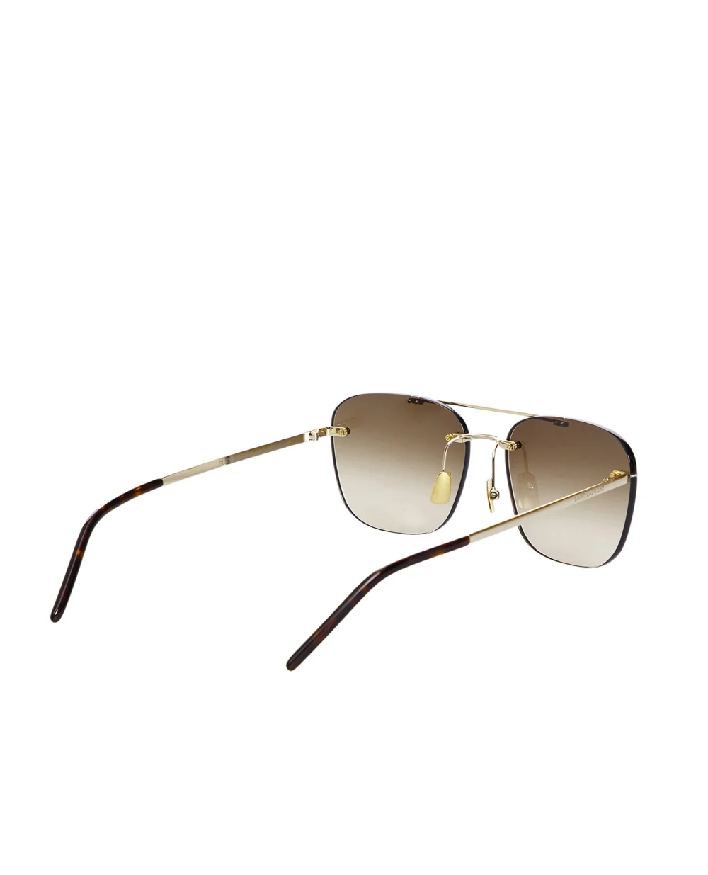 Солнцезащитные очки Saint Laurent SL 309 RIMLESS-003, золотой цвет • Купить в интернет-магазине Kameron