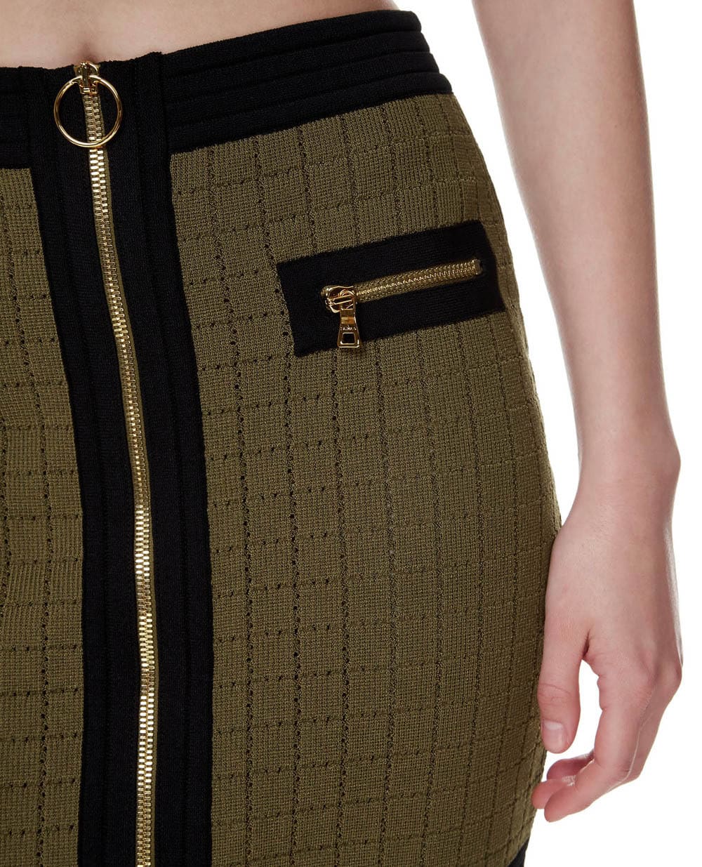 Юбка Balmain WF0LB011K330, зеленый цвет • Купить в интернет-магазине Kameron