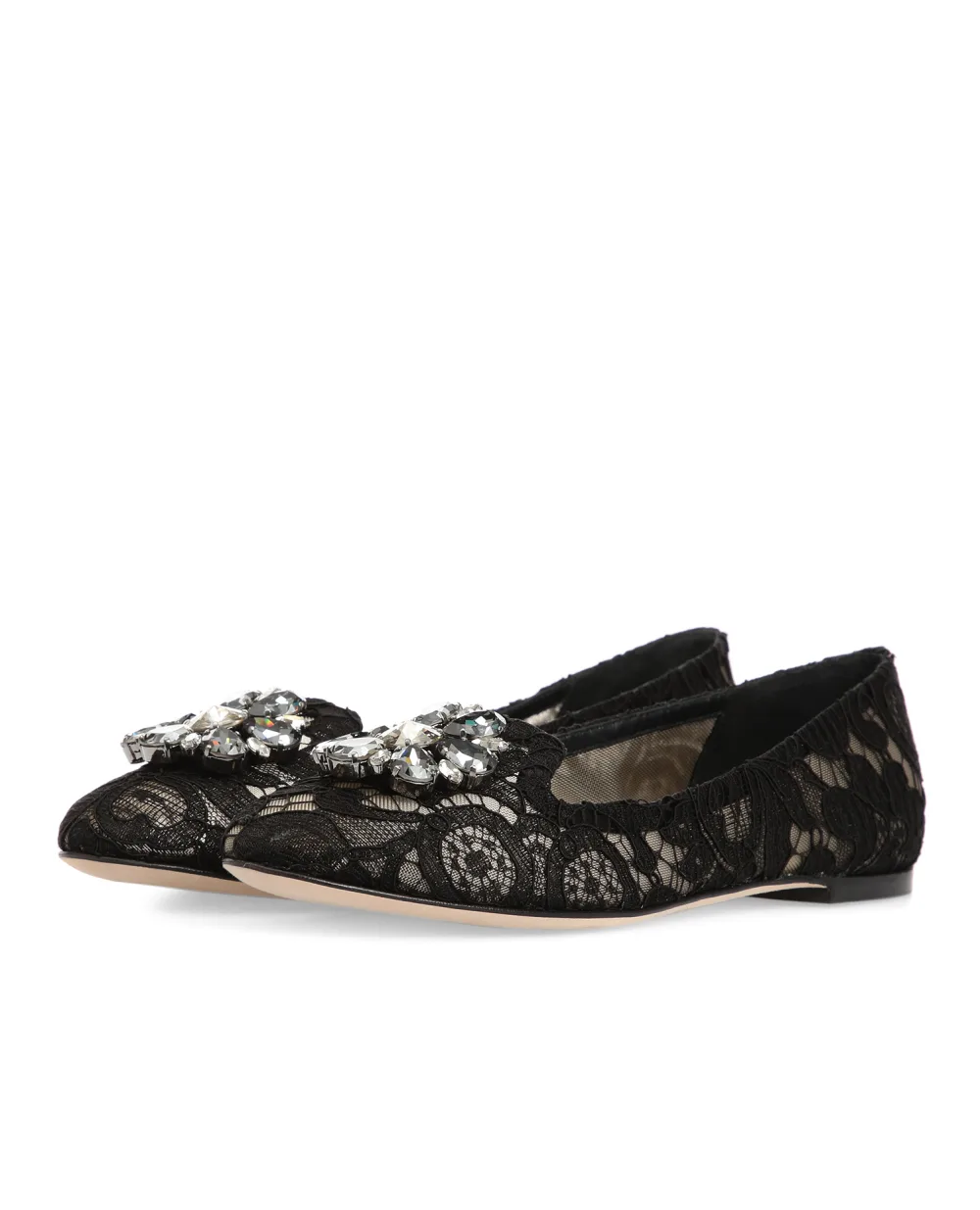 Кружевные слиперы Vally Dolce&Gabbana CP0010-AL198, черный цвет • Купить в интернет-магазине Kameron