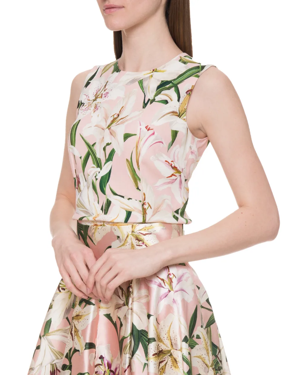 Топ Dolce&Gabbana F73A1T-FSRLJ, розовый цвет • Купить в интернет-магазине Kameron