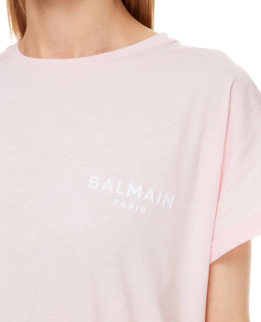 Футболка Balmain WF1EF010B013, розовый цвет • Купить в интернет-магазине Kameron