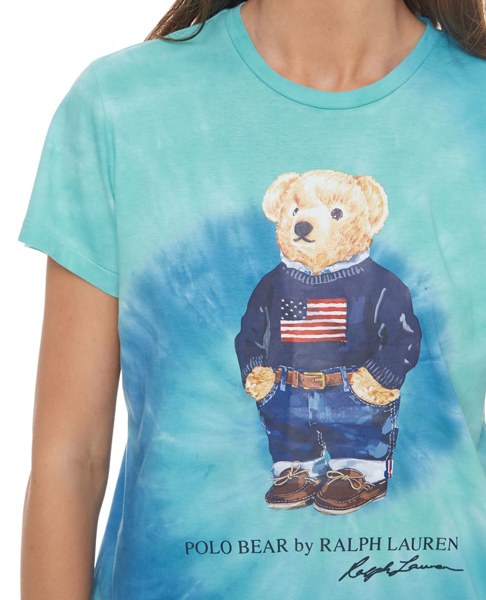 Футболка Polo Ralph Lauren 211843249003, голубой цвет • Купить в интернет-магазине Kameron