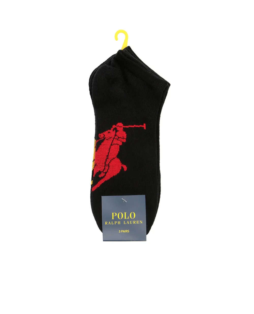 Носки (3 пары) Polo Ralph Lauren 449655205003, черный цвет • Купить в интернет-магазине Kameron