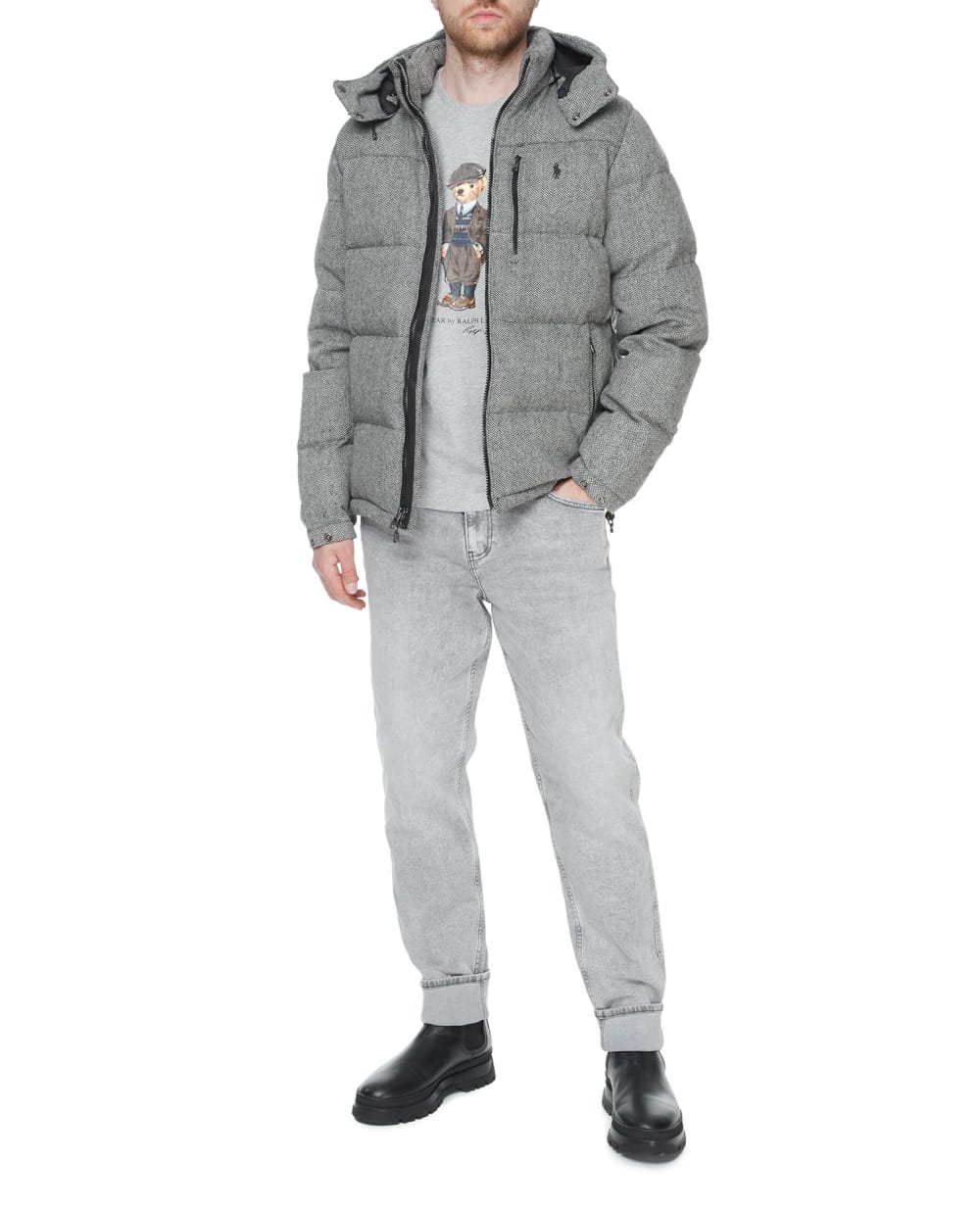 Футболка Polo Bear Polo Ralph Lauren 710853310014, серый цвет • Купить в интернет-магазине Kameron