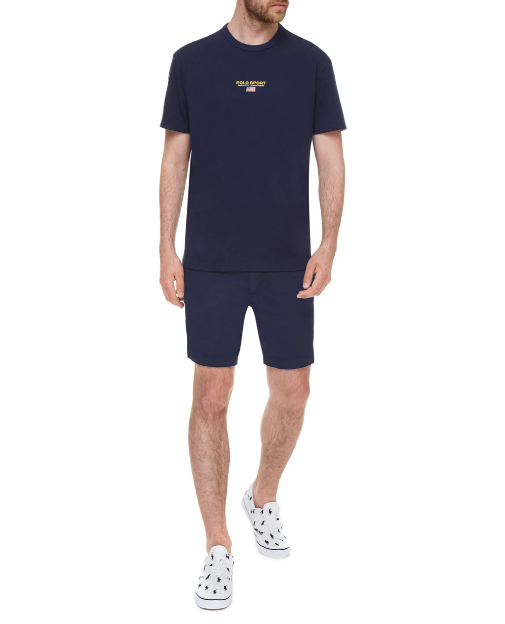 Футболка Polo Ralph Lauren 710836755005, синий цвет • Купить в интернет-магазине Kameron
