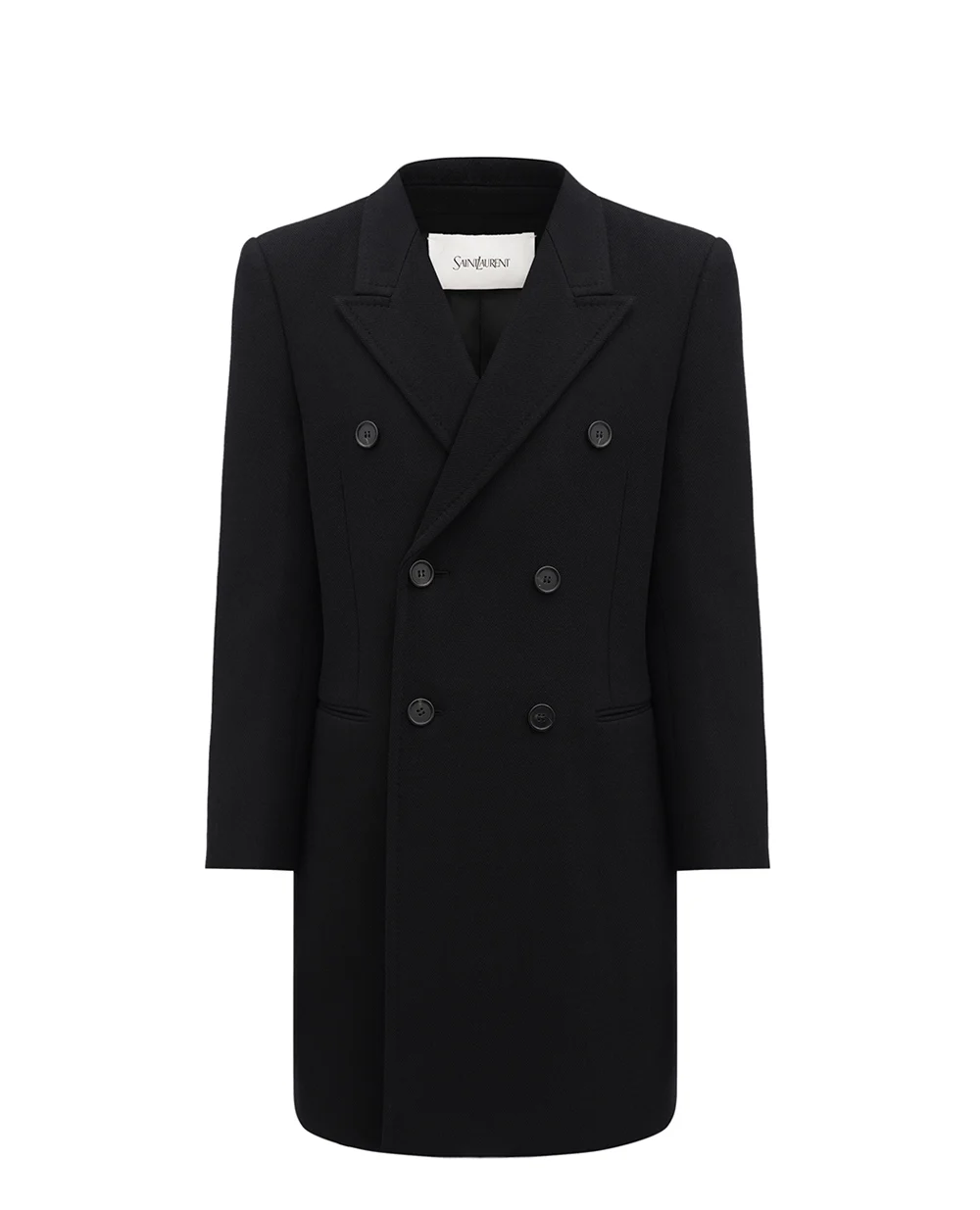 Пальто Saint Laurent 758054-Y177W, чорний колір • Купити в інтернет-магазині Kameron
