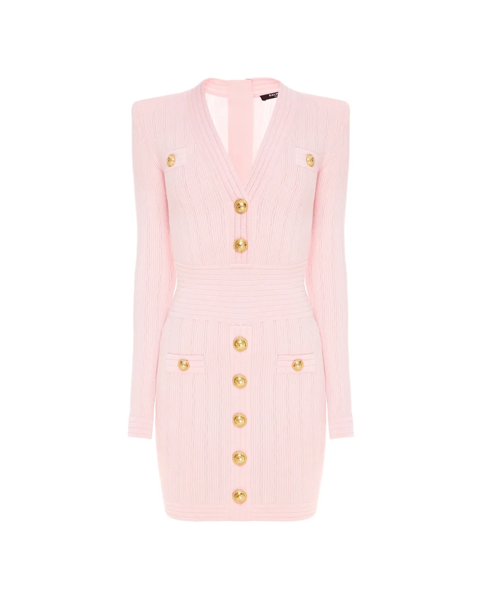 Платье Balmain WF1R8060K211, розовый цвет • Купить в интернет-магазине Kameron