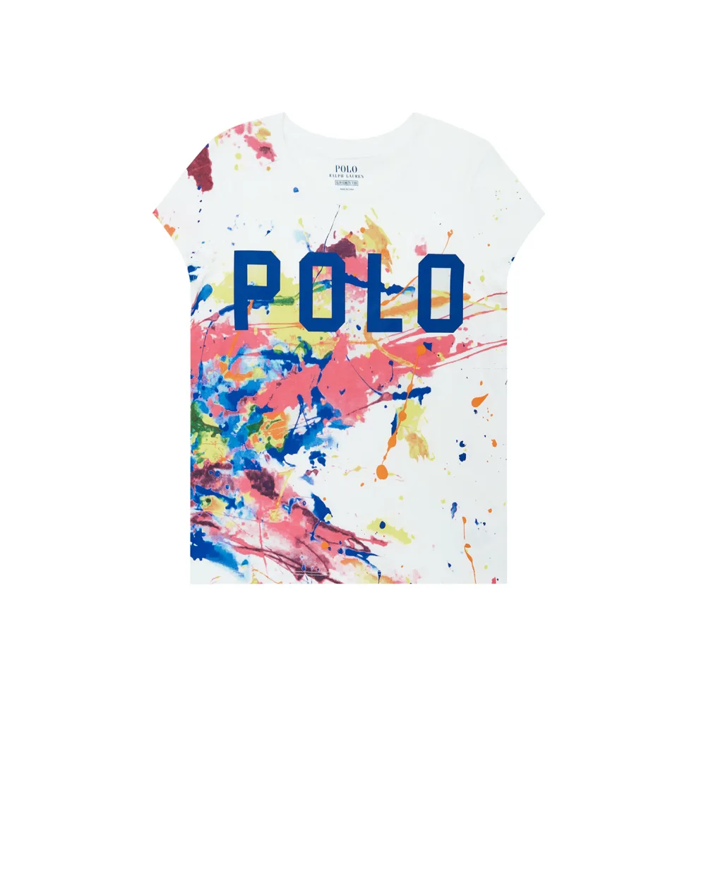 Футболка Polo Ralph Lauren Kids 312833551001, белый цвет • Купить в интернет-магазине Kameron