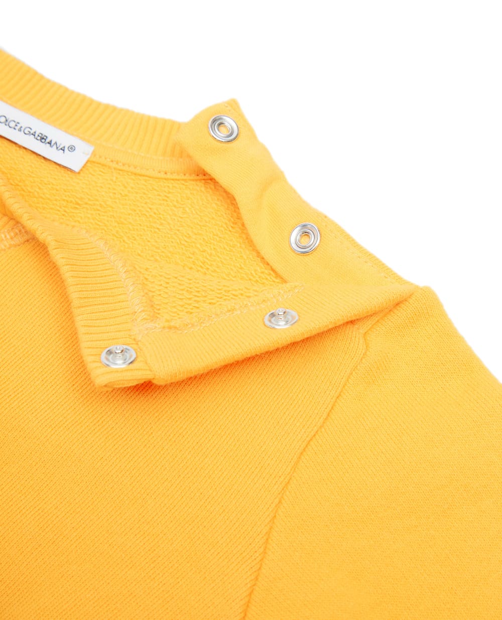 Свитшот Dolce&Gabbana Kids L1JW7H-G7YFI, желтый цвет • Купить в интернет-магазине Kameron