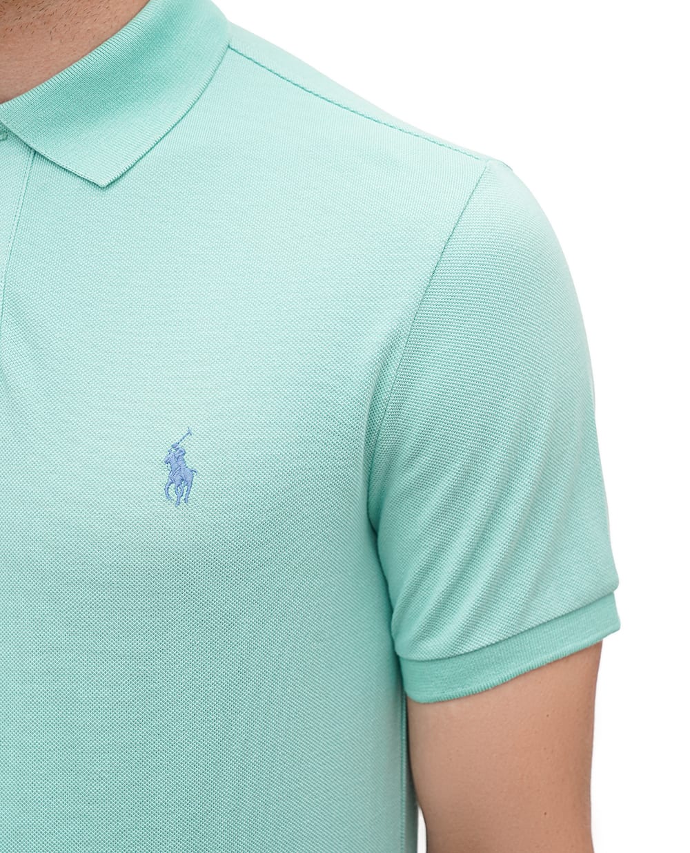 Поло Mesh Polo Ralph Lauren 710680784364, салатовый цвет • Купить в интернет-магазине Kameron