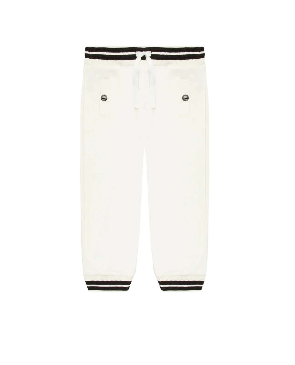 Спортивные брюки Dolce&Gabbana Kids L1JPEZ-G7B8G, белый цвет • Купить в интернет-магазине Kameron