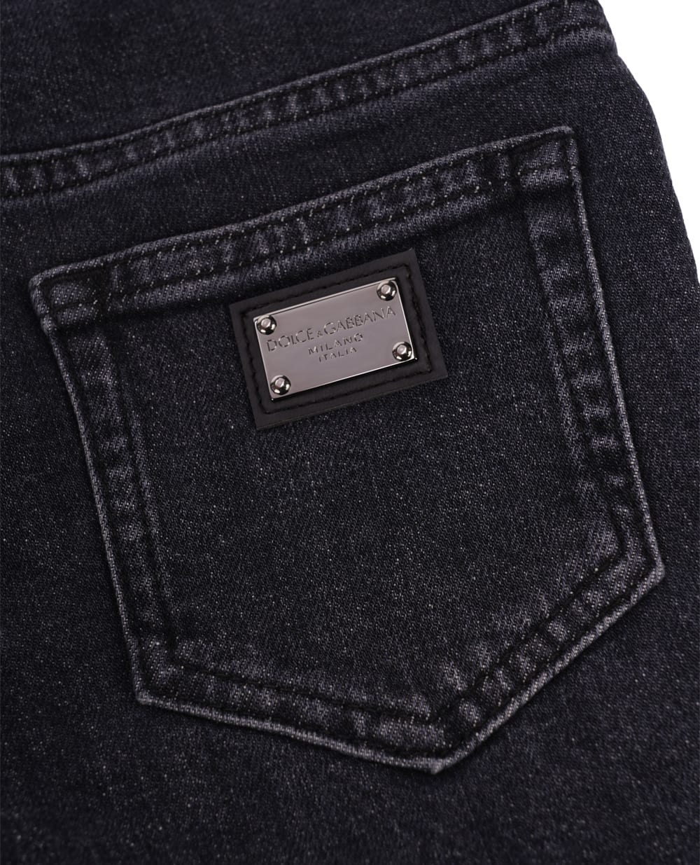 Детские джинсы Dolce&Gabbana Kids L52F76-LDC28-S, черный цвет • Купить в интернет-магазине Kameron