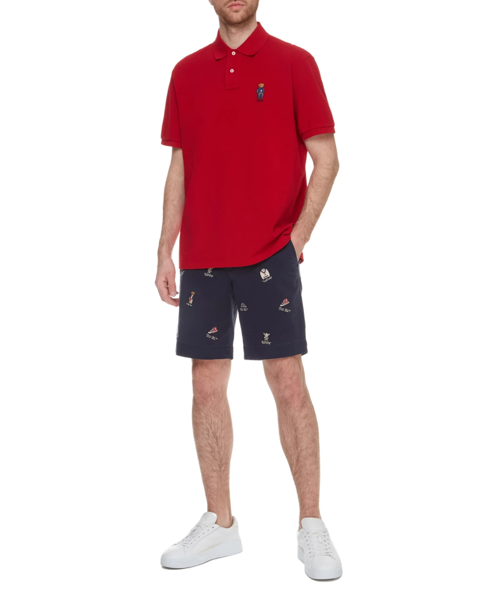 Поло Polo Ralph Lauren 710720848002, красный цвет • Купить в интернет-магазине Kameron