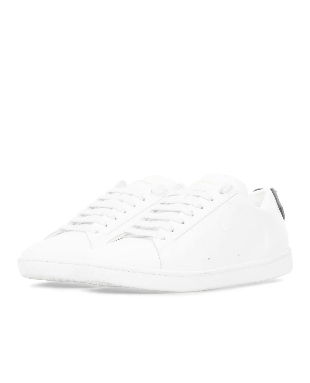 Кожаные кеды Court Classic Saint Laurent 484928-EXV60-S, белый цвет • Купить в интернет-магазине Kameron