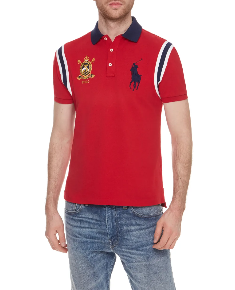 Поло Polo Ralph Lauren 710739763001, красный цвет • Купить в интернет-магазине Kameron