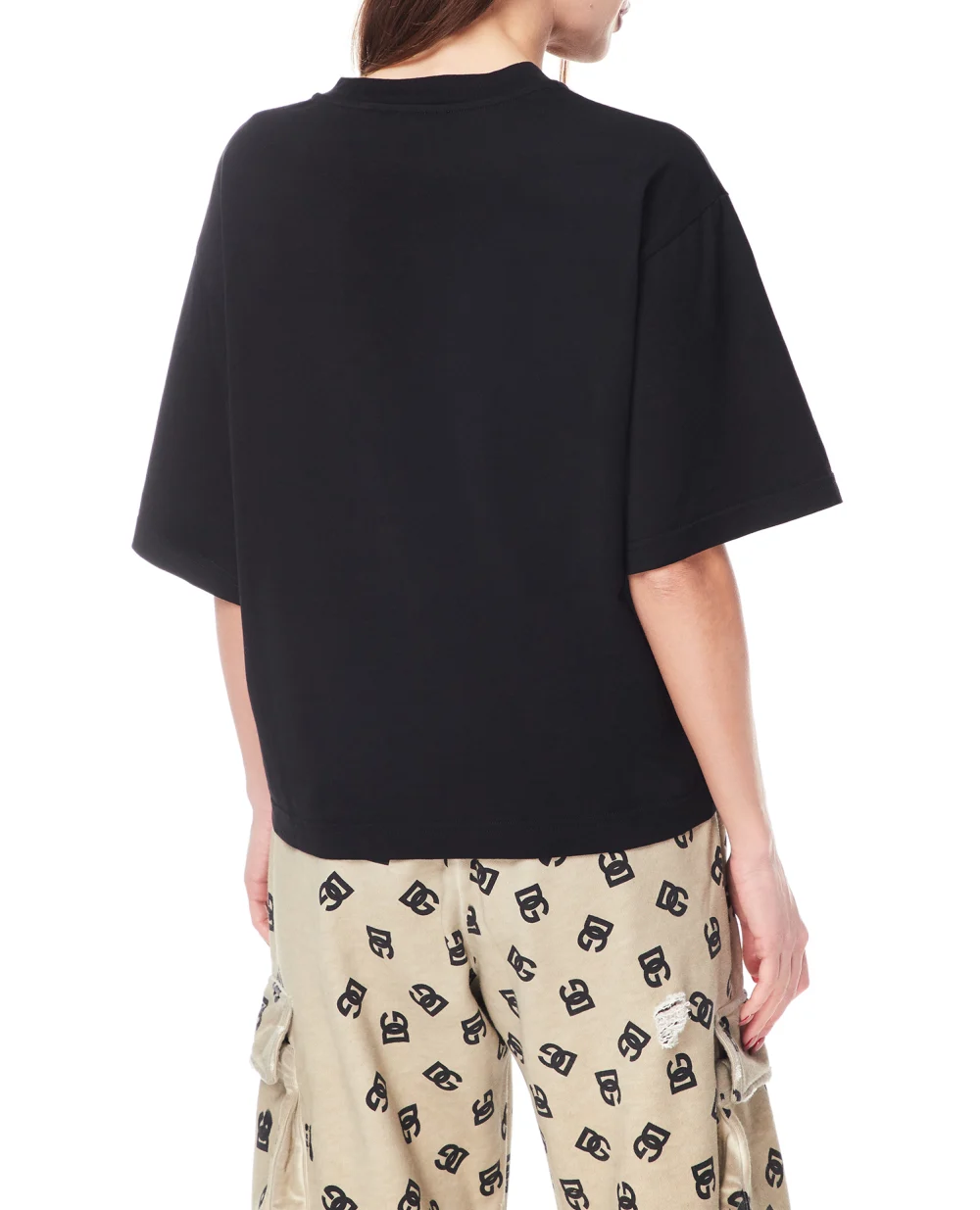 Футболка Dolce&Gabbana F8O48T-G7H4P, черный цвет • Купить в интернет-магазине Kameron