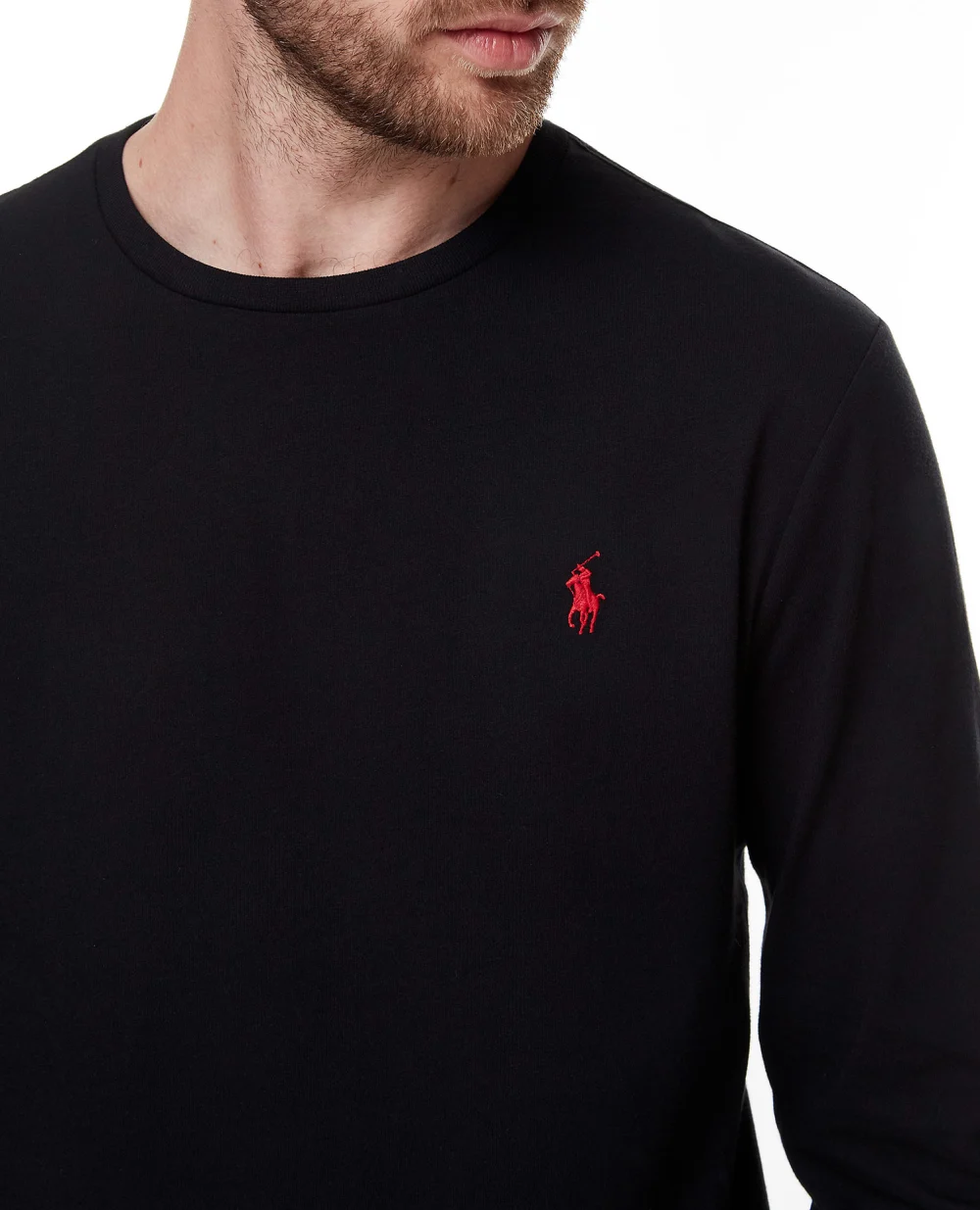 Лонгслив Polo Ralph Lauren 710671468001, черный цвет • Купить в интернет-магазине Kameron