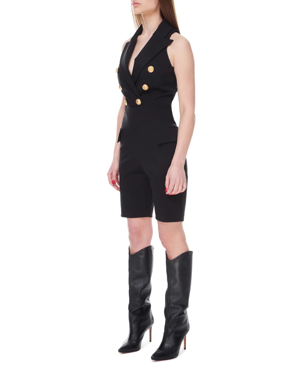 Комбинезон Balmain AF1PT040CC77, черный цвет • Купить в интернет-магазине Kameron