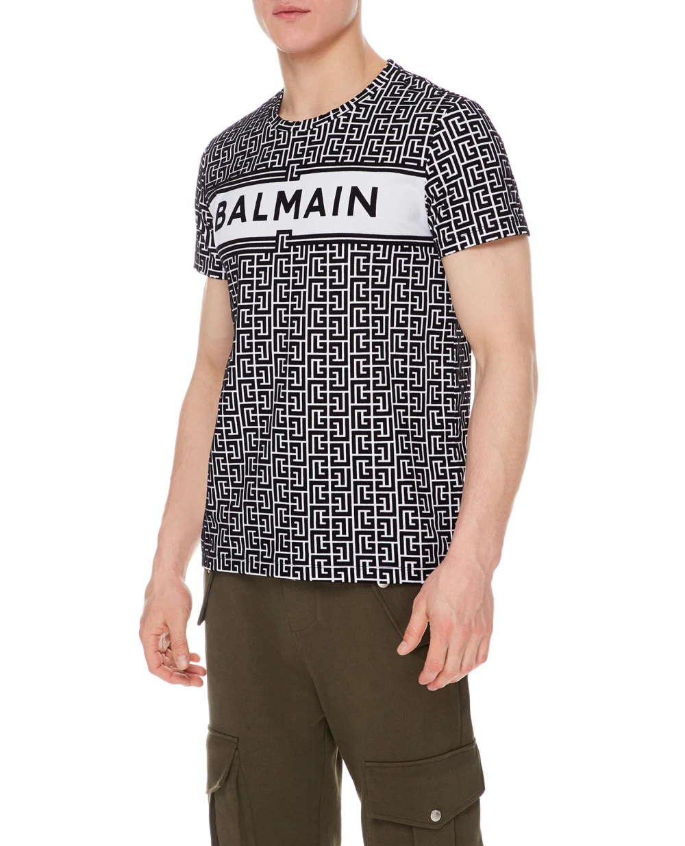 Футболка Balmain VH0EF000B088, черный цвет • Купить в интернет-магазине Kameron