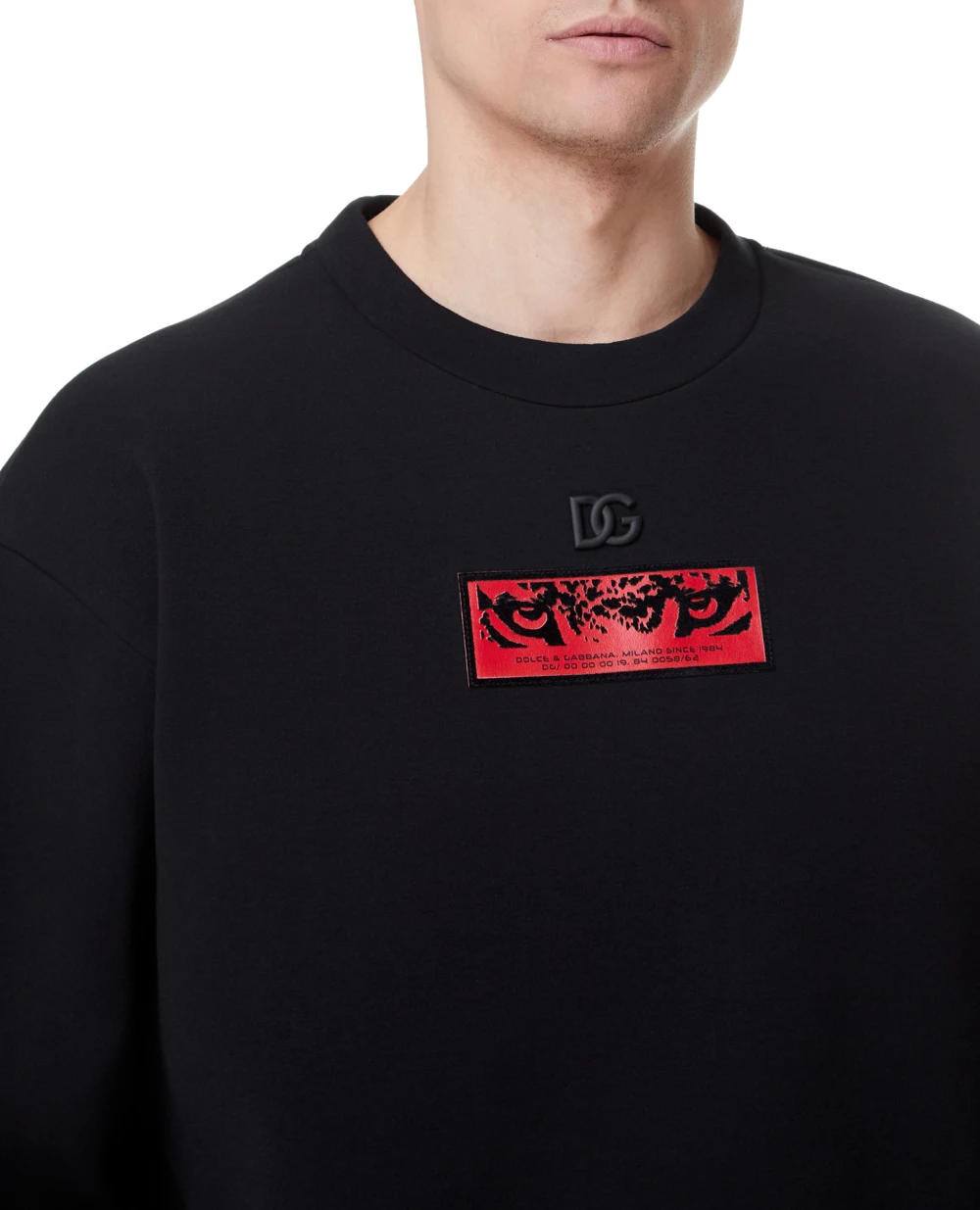 Свитшот Dolce&Gabbana G9WQ0Z-HUML9, черный цвет • Купить в интернет-магазине Kameron
