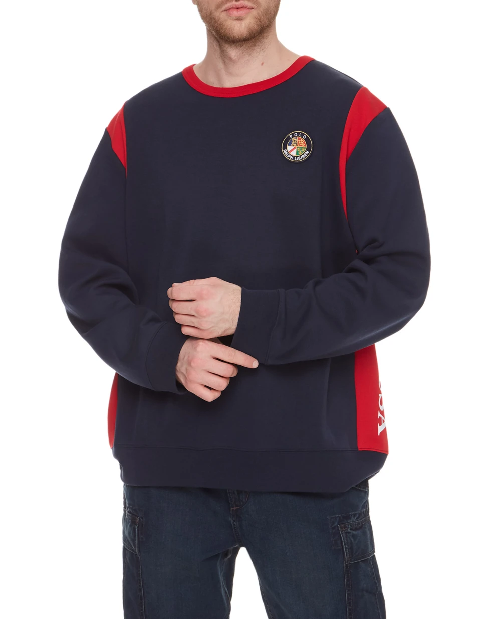 Свитшот 1992 Stadium Polo Ralph Lauren 710719863001, синий цвет • Купить в интернет-магазине Kameron