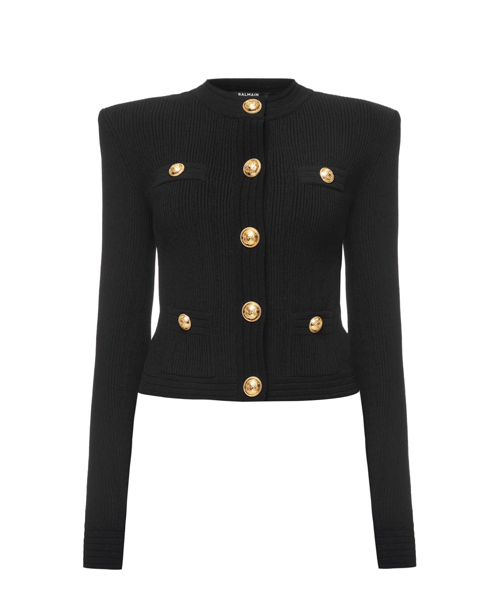 Кардиган Balmain WF1KL005K211, черный цвет • Купить в интернет-магазине Kameron