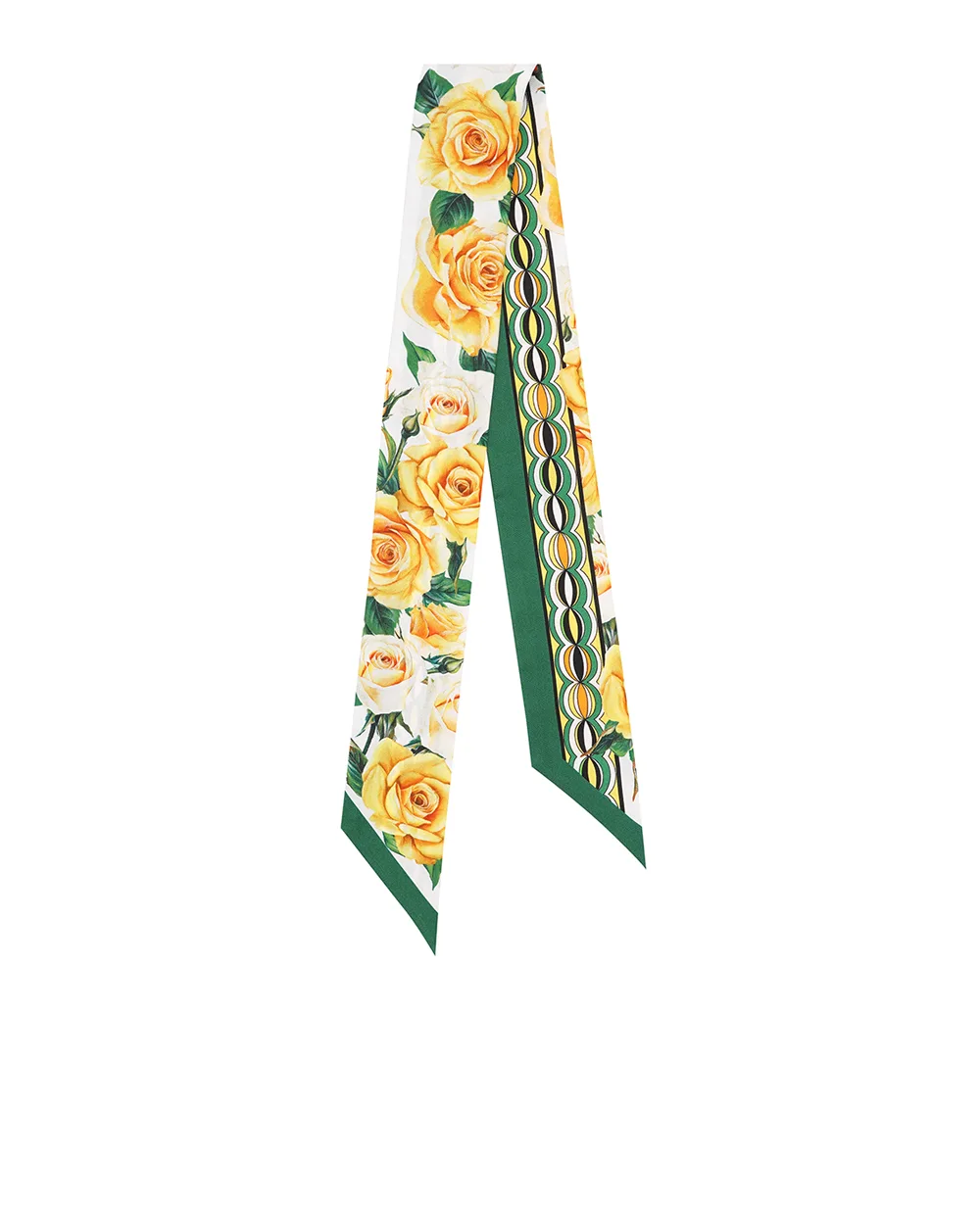 Лента твили Dolce&Gabbana FS215A-GDB4P, зеленый цвет • Купить в интернет-магазине Kameron