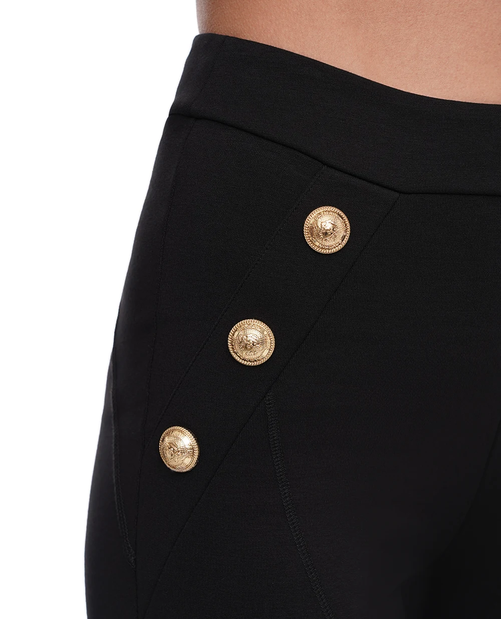 Леггинсы Balmain CF1OC036JH30, черный цвет • Купить в интернет-магазине Kameron