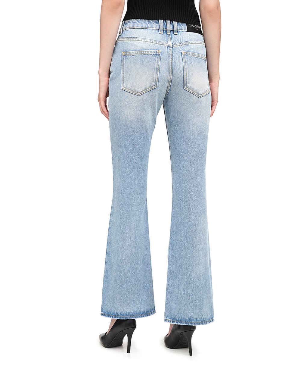 Джинси Balmain DF1MJ130DE53, блакитний колір • Купити в інтернет-магазині Kameron