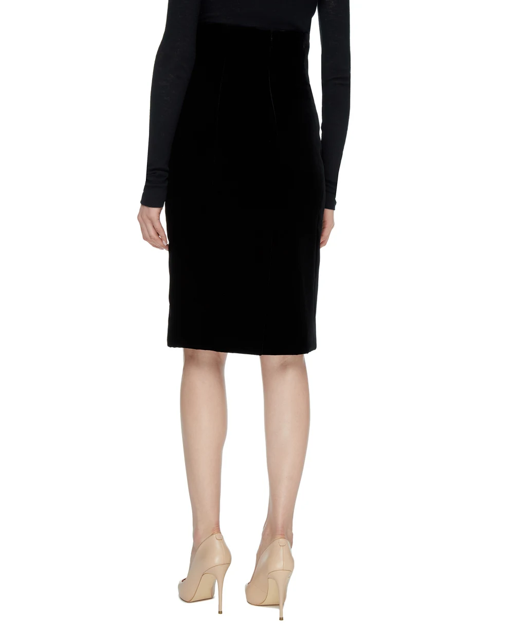 Юбка Saint Laurent 642349-Y525R, черный цвет • Купить в интернет-магазине Kameron