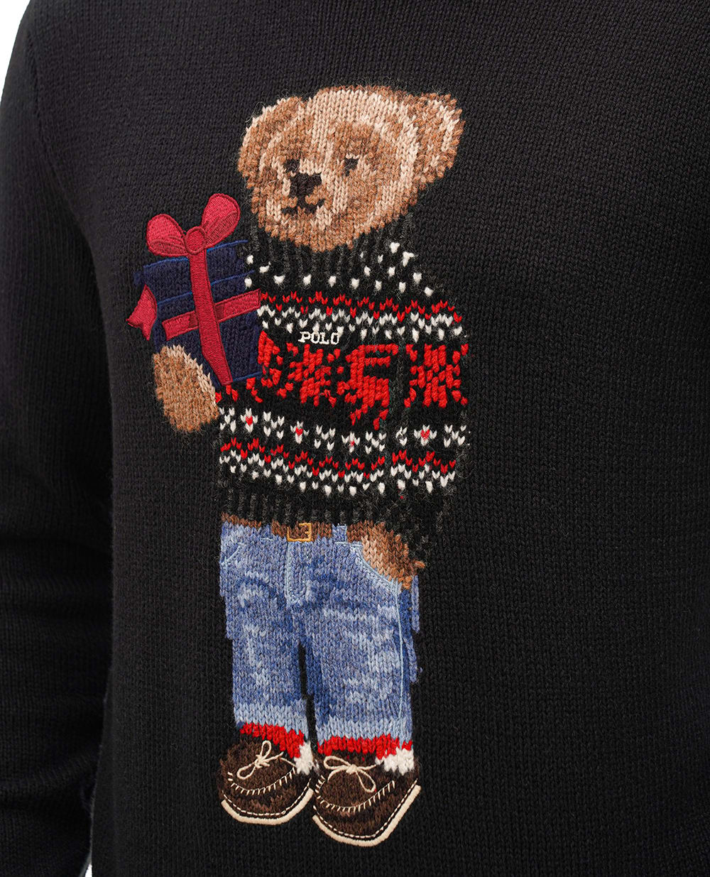 Свитер Polo Bear Polo Ralph Lauren 710920411001, черный цвет • Купить в интернет-магазине Kameron