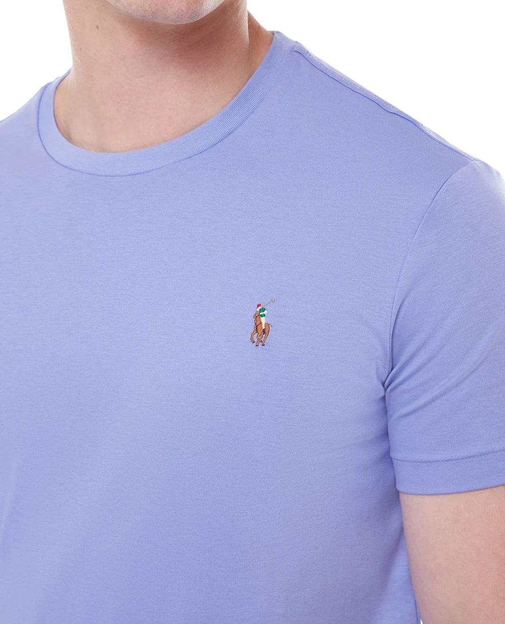 Футболка Polo Ralph Lauren 710740727065, сиреневый цвет • Купить в интернет-магазине Kameron