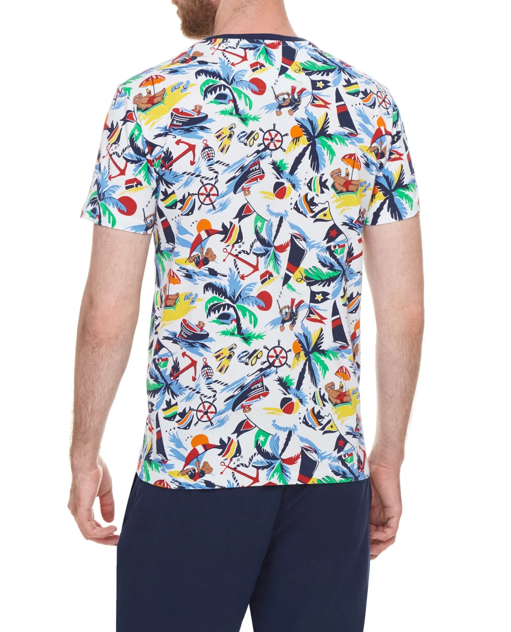 Футболка Polo Ralph Lauren 710835281001, разноцветный цвет • Купить в интернет-магазине Kameron