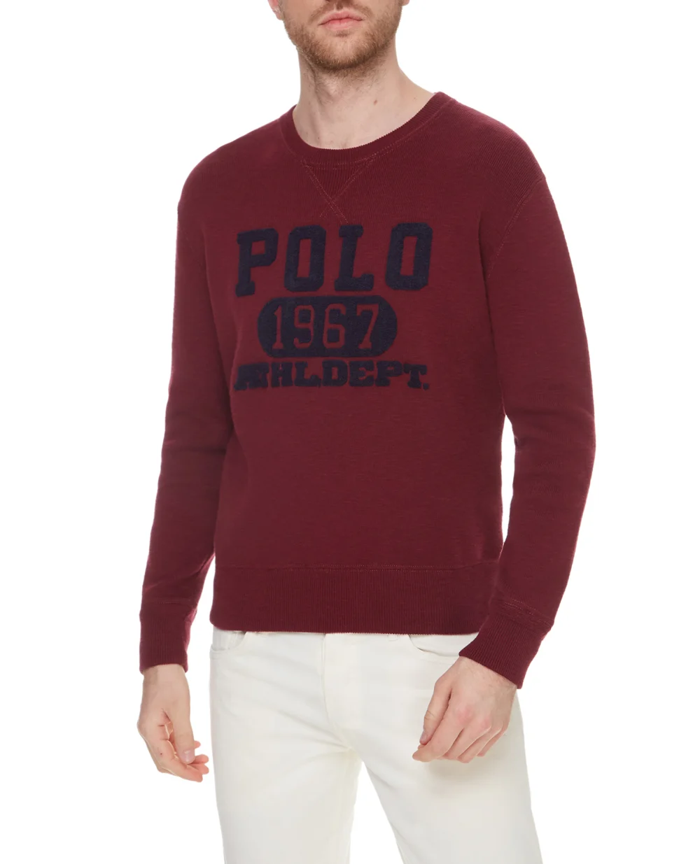 Свитшот Polo Ralph Lauren 710717790001, бордовый цвет • Купить в интернет-магазине Kameron