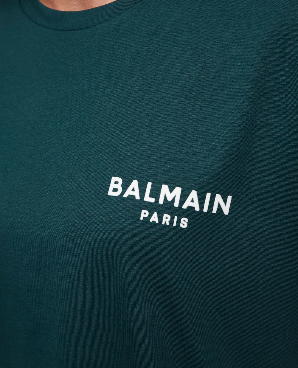 Футболка Balmain BF1EF010BB01, зеленый цвет • Купить в интернет-магазине Kameron