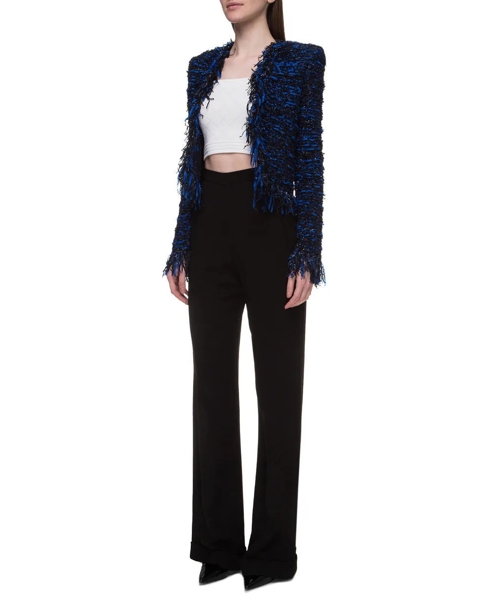 Жакет Balmain SF17286K472, синий цвет • Купить в интернет-магазине Kameron