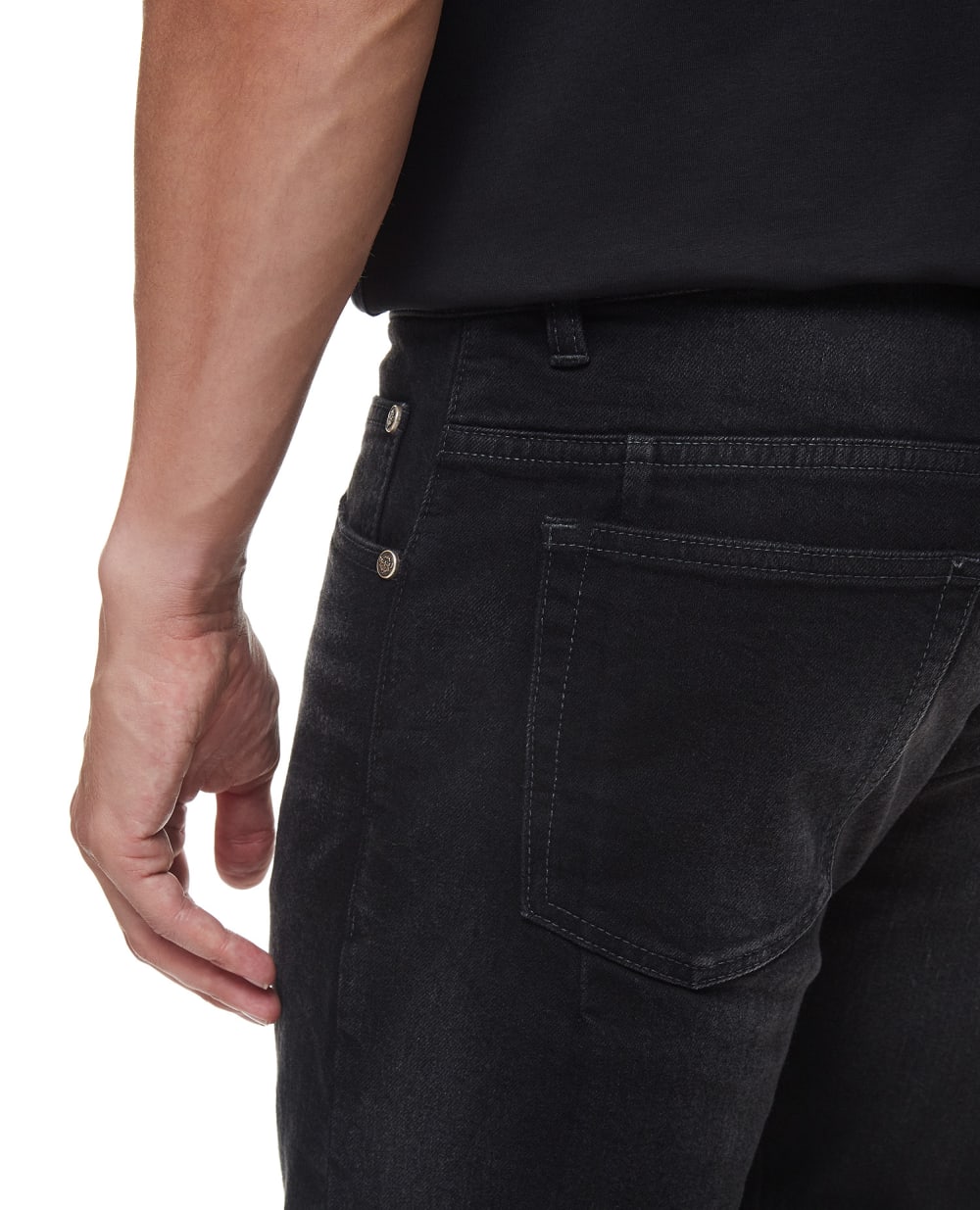 Джинсы Balmain WH1MH000146D, черный цвет • Купить в интернет-магазине Kameron