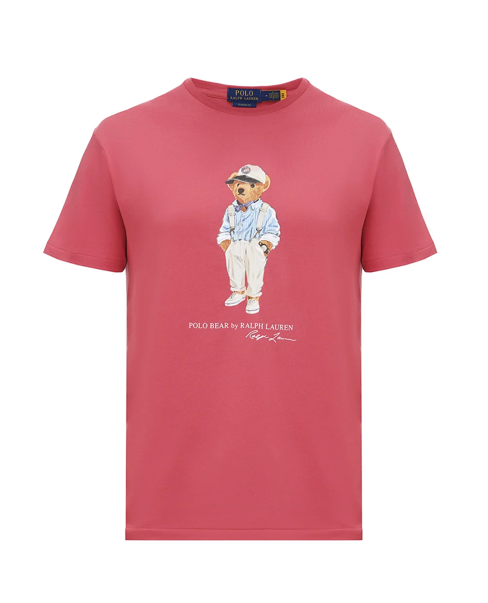 Футболка Polo Bear Polo Ralph Lauren 710854497036, коралловый цвет • Купить в интернет-магазине Kameron