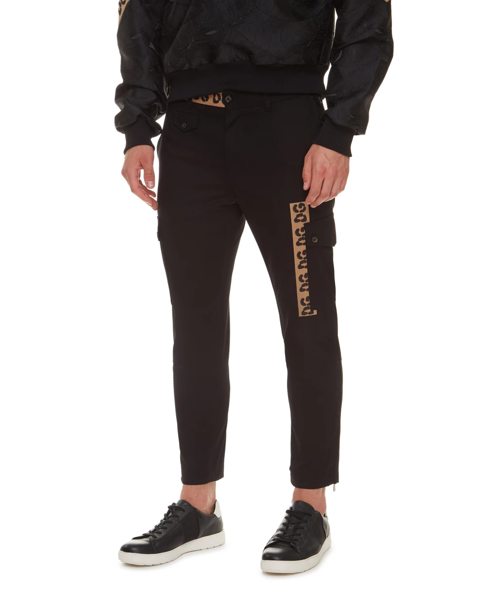 Брюки Dolce&Gabbana GYA8EZ-FUFJU, черный цвет • Купить в интернет-магазине Kameron