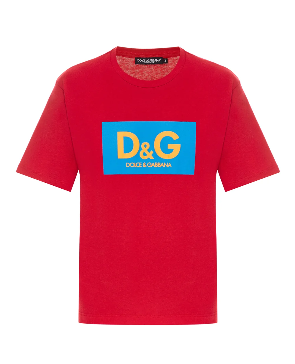 Футболка Dolce&Gabbana G8MS1T-HU7F0, красный цвет • Купить в интернет-магазине Kameron
