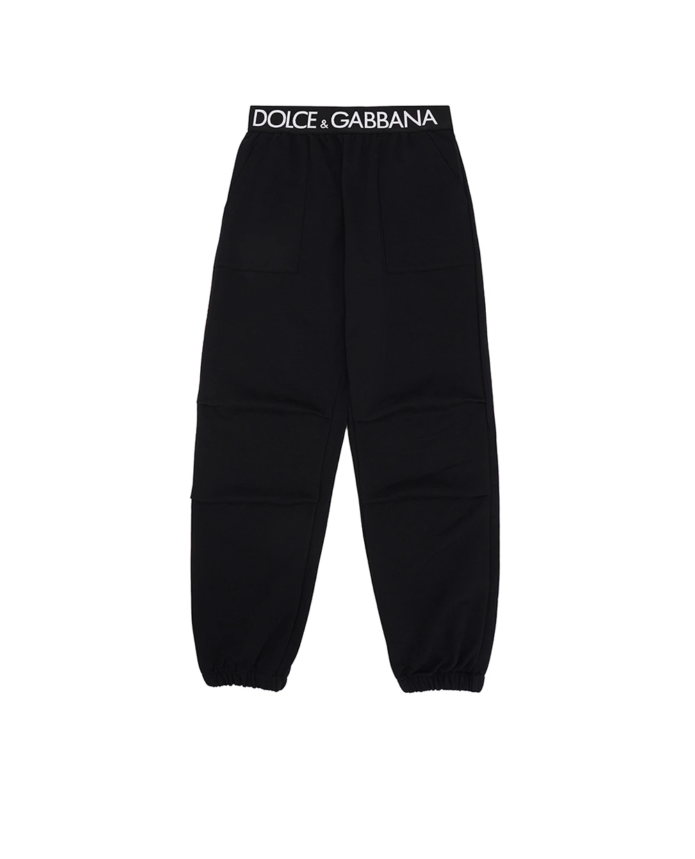 Детские спортивные брюки (костюм) Dolce&Gabbana Kids L5JPC3-G7KN8-B, черный цвет • Купить в интернет-магазине Kameron