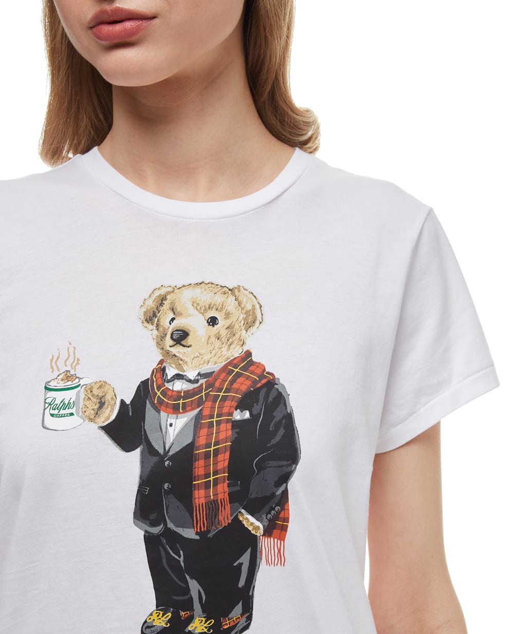 Футболка Polo Ralph Lauren 211823687002, белый цвет • Купить в интернет-магазине Kameron