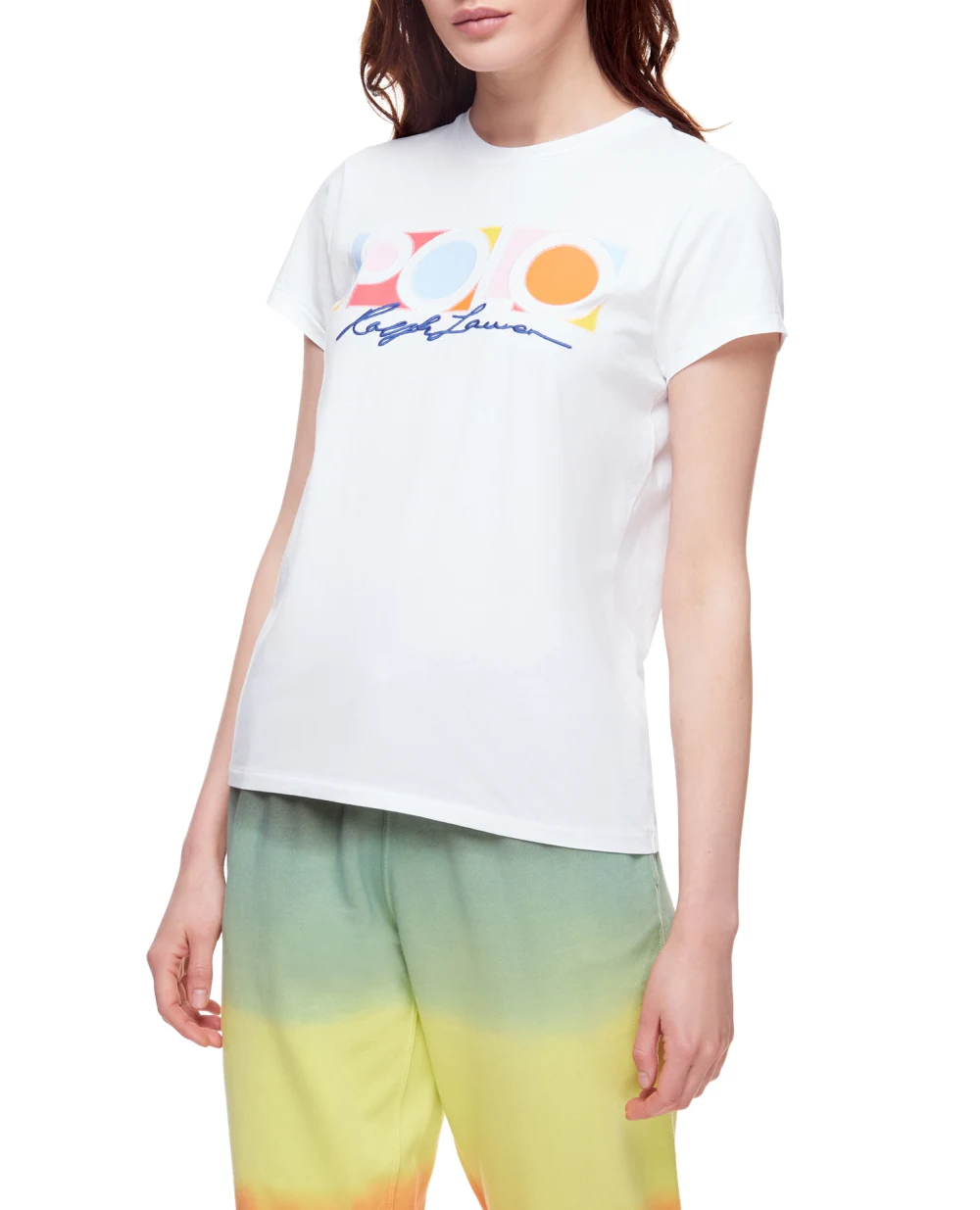 Футболка Polo Ralph Lauren 211856637001, белый цвет • Купить в интернет-магазине Kameron