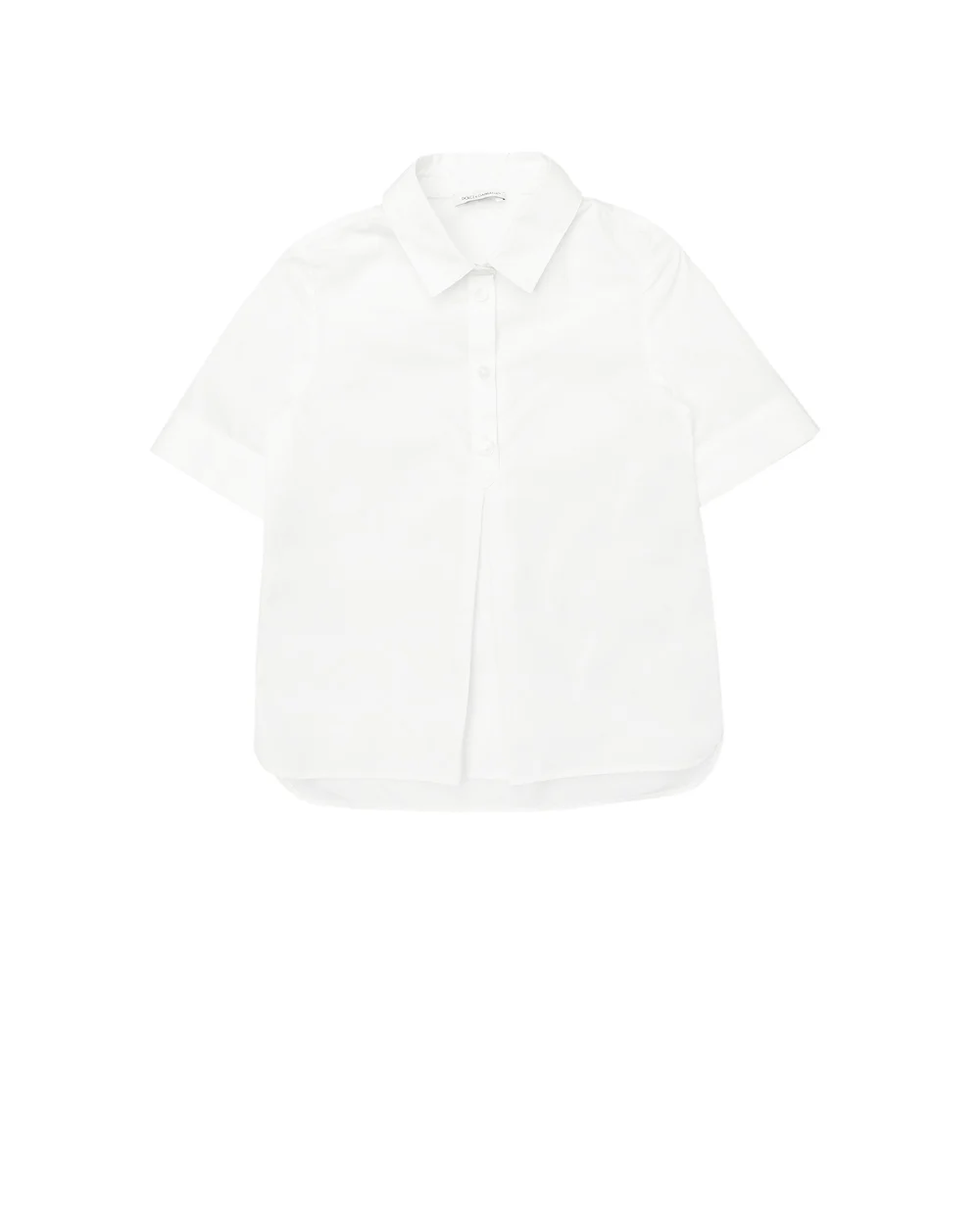 Детская блуза Dolce&Gabbana Kids L52S02-FU5MQ-S, белый цвет • Купить в интернет-магазине Kameron