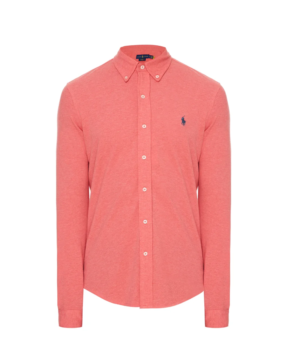 Рубашка Polo Ralph Lauren 710654408027, коралловый цвет • Купить в интернет-магазине Kameron